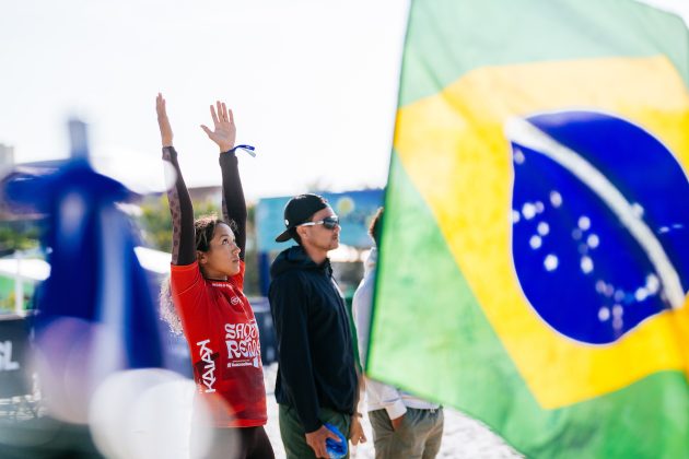 Vahine Fierro, Corona Saquarema Pro 2024, Itaúna, Rio de Janeiro. Foto: WSL / Thiago Diz.