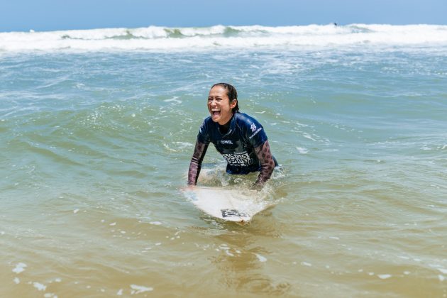 Vahine Fierro, Corona Saquarema Pro 2024, Itaúna, Rio de Janeiro. Foto: WSL / Thiago Diz.