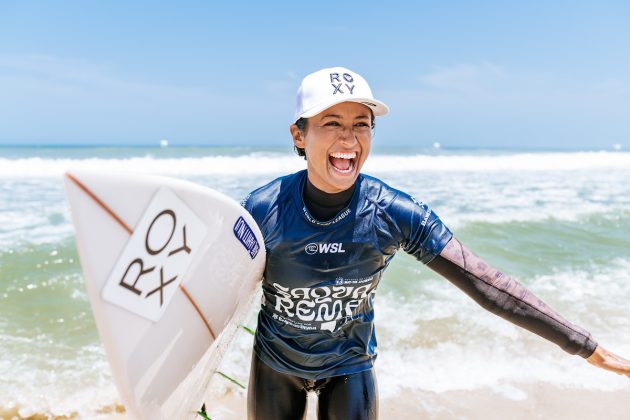 Vahine Fierro, Corona Saquarema Pro 2024, Itaúna, Rio de Janeiro. Foto: WSL / Thiago Diz.