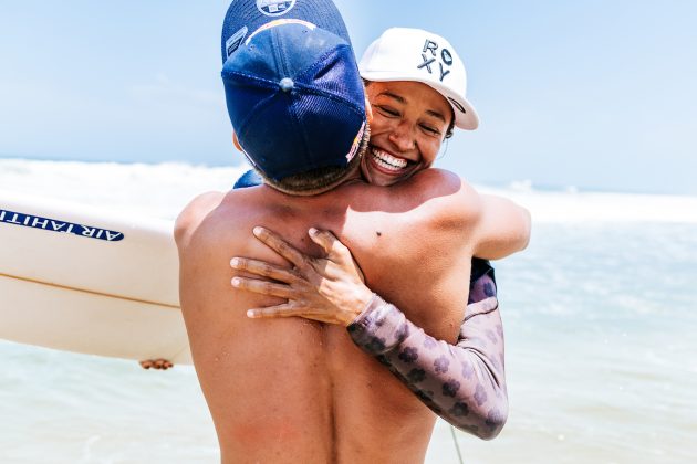 Vahine Fierro, Corona Saquarema Pro 2024, Itaúna, Rio de Janeiro. Foto: WSL / Thiago Diz.