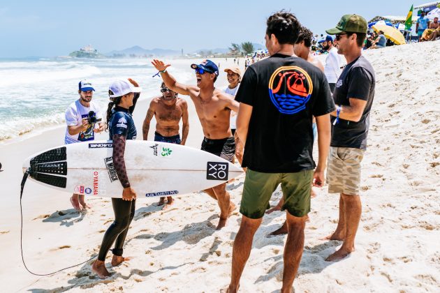 Vahine Fierro, Corona Saquarema Pro 2024, Itaúna, Rio de Janeiro. Foto: WSL / Thiago Diz.