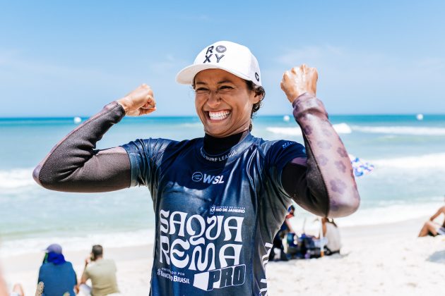 Vahine Fierro, Corona Saquarema Pro 2024, Itaúna, Rio de Janeiro. Foto: WSL / Thiago Diz.