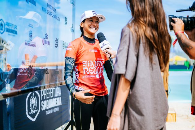 Vahine Fierro, Corona Saquarema Pro 2024, Itaúna, Rio de Janeiro. Foto: WSL / Thiago Diz.