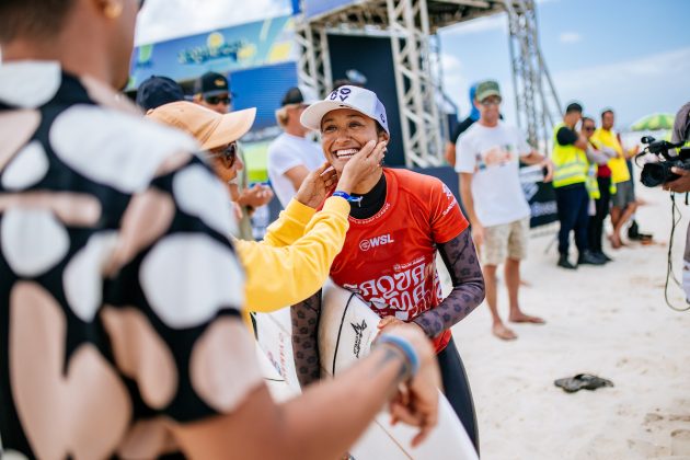 Vahine Fierro, Corona Saquarema Pro 2024, Itaúna, Rio de Janeiro. Foto: WSL / Thiago Diz.