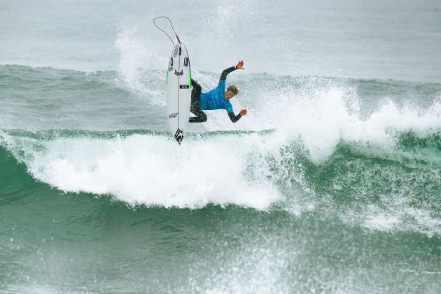 Winter Vincent, Ericeira Pro 2024, Ribeira D'Ilhas, Portugal. Foto: WSL / Manel Geada.