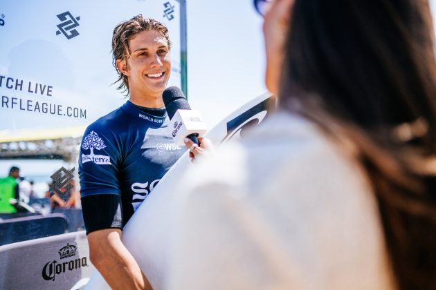 Winter Vincent, Corona Saquarema Pro 2024, Itaúna, Rio de Janeiro. Foto: WSL / Thiago Diz.