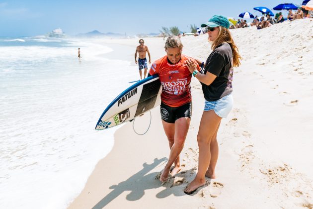 Yolanda Hopkins, Corona Saquarema Pro 2024, Itaúna, Rio de Janeiro. Foto: WSL / Thiago Diz.