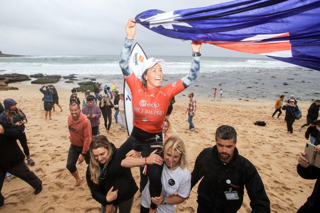 Sally Fitzgibbons, Ericeira Pro 2024, Ribeira D'Ilhas, Portugal. Foto: WSL / Masurel.