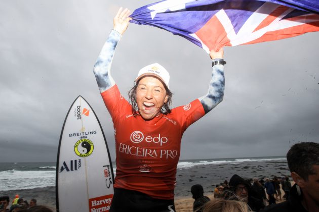 Sally Fitzgibbons, Ericeira Pro 2024, Ribeira D'Ilhas, Portugal. Foto: WSL / Masurel.