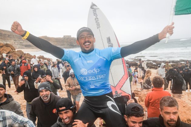 Samuel Pupo, Ericeira Pro 2024, Ribeira D'Ilhas, Portugal. Foto: WSL / Masurel.