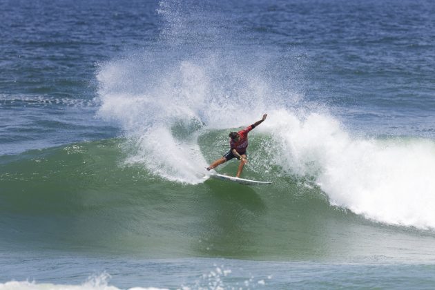 Samuel Pupo, Corona Saquarema Pro 2024, Itaúna, Rio de Janeiro. Foto: WSL / Thiago Diz.