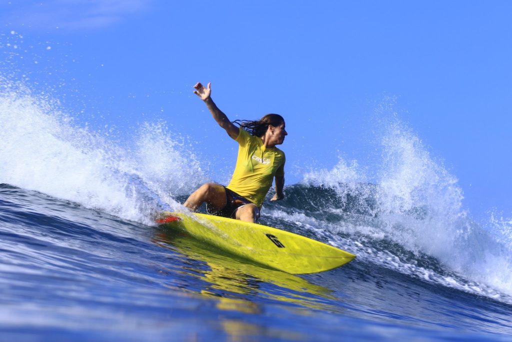 Jacqueline Silva em ação.