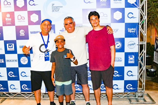 Congresso Carioca de Surf, Henry, Enzo, Joca e Luca Secco. Foto: guerrerofotografy.