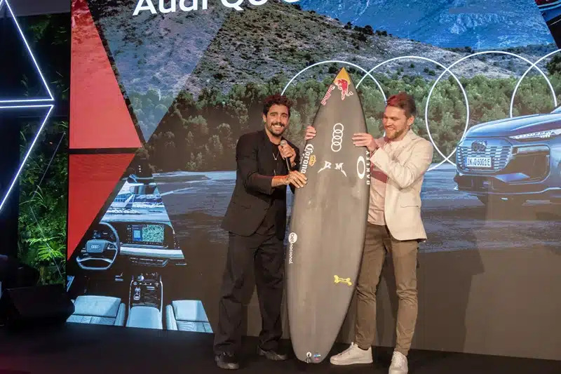 Pedro Scooby anunciado pela Audi do Brasil.