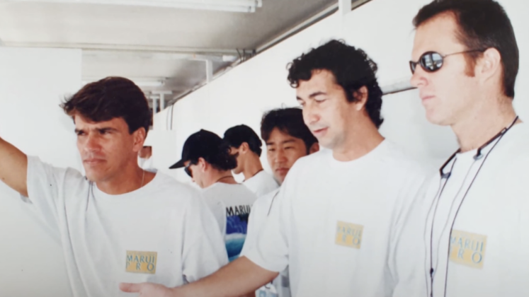 Renato Hickel, Mano Ziul e Graham Stapelberg. Foto: Arquivo pessoal.