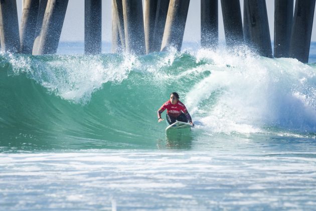 Vera Quaresma, Mundial Parasurfe da ISA, Huntington Beach, Califórnia (EUA). Foto: ISA / Sean Evans.