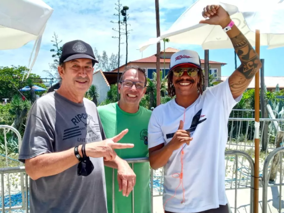 Mano Ziul, Diogo Mourão e Gerson Filho. Foto: Arquivo pessoal.