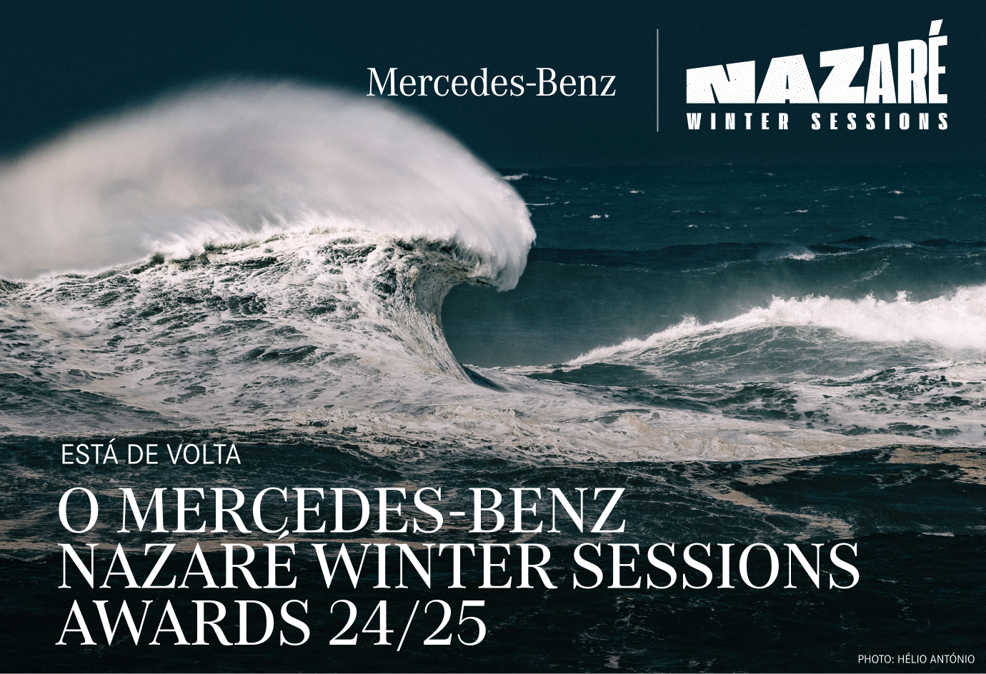 Premiação do Mercedes-Benz Nazaré Winter Sessions Awards acontece dia 1 de julho de 2025.