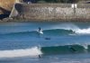 Longboard clássico em Biarritz