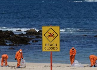 Mistério em praia australiana