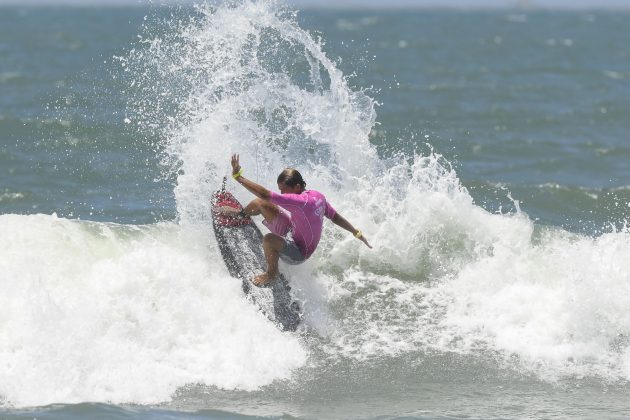 Pedro Rian, CBSurf Rip Curl Grom Search, Praia do Tombo, Guarujá (SP). Foto: Márcio David.