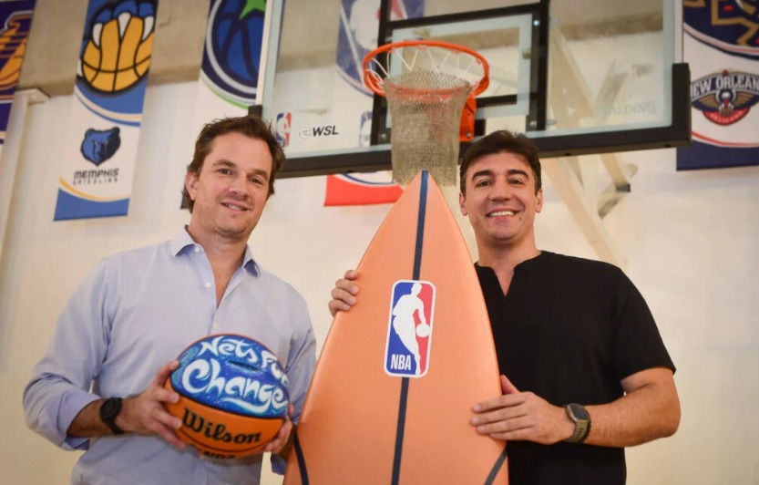 Arnon de Mello e Ivan Martinho celebram iniciativa da NBA e WSL.