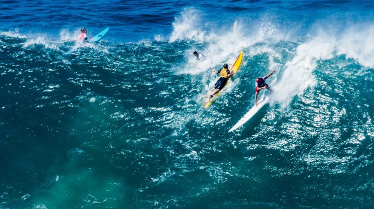 Eddie Aikau Invitational, Waimea Bay, ilha de Oahu, Havaí. Foto: Bruno Lemos.