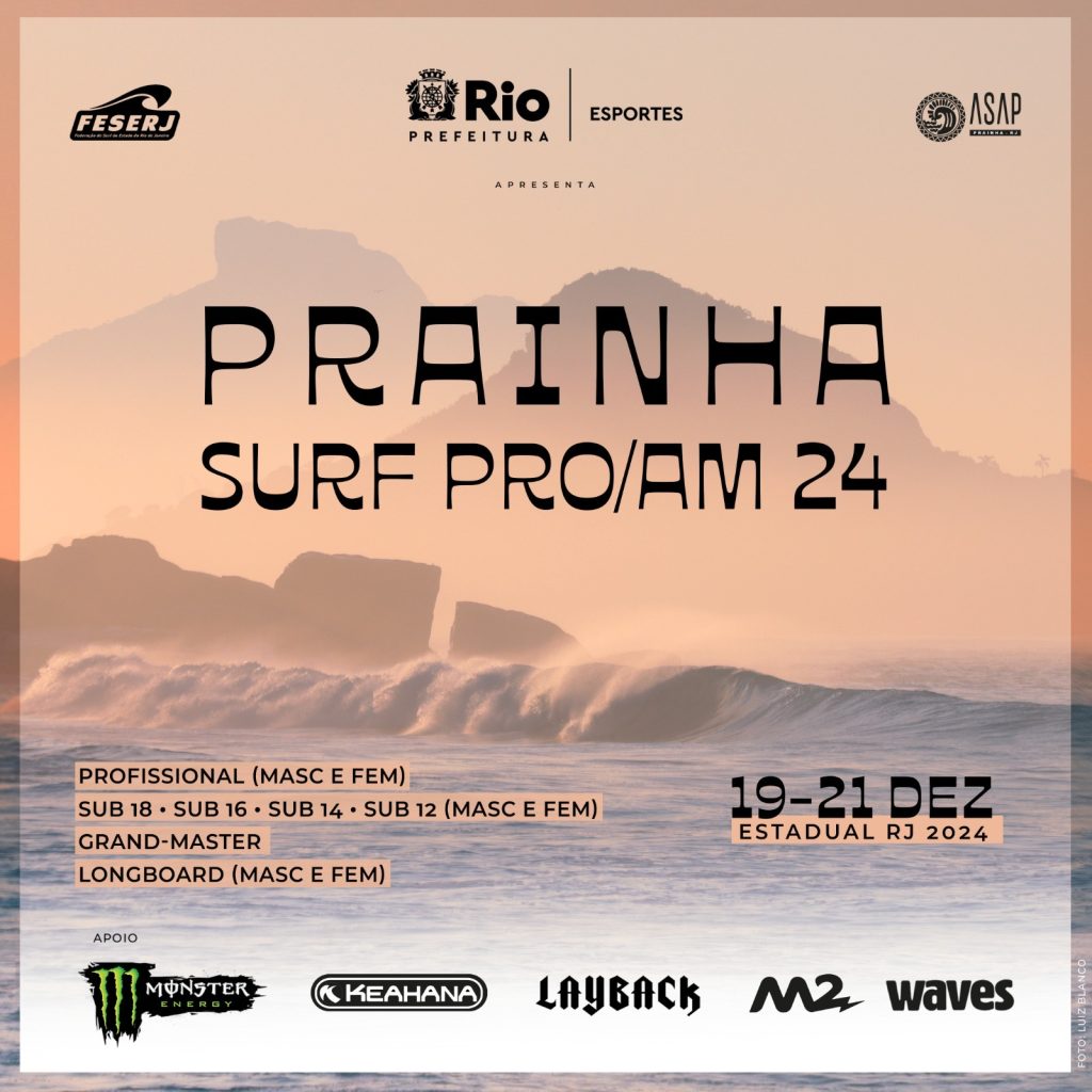 Prainha Surf Pro/AM 2024 começa nesta quinta-feira.