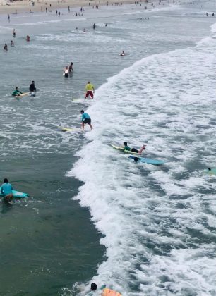 Projeto ASA Surf, Praia de Agenor de Campos, Mongaguá (SP). Foto: Divulgação.