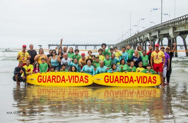 Projeto ASA Surf, Praia de Agenor de Campos, Mongaguá (SP). Foto: Divulgação.