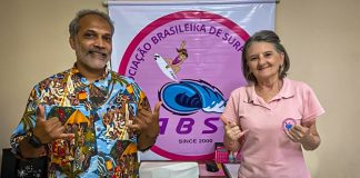 Visita ilustre em Santos