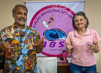 Visita ilustre em Santos