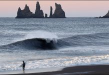 Erupção vulcânica traz swell