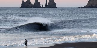 Erupção vulcânica traz swell