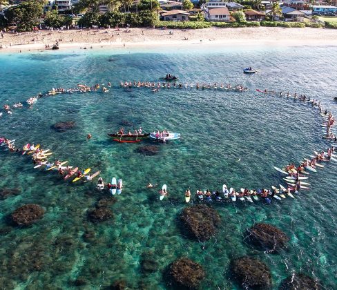 Cerimônia para Tiare Beatriz Couto, Waialua, Havaí. Foto: Keale Lemos.