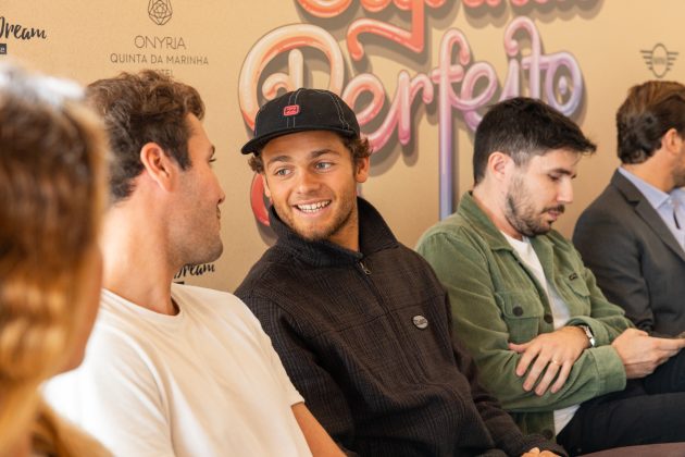 João Maria Mendonça, Coletiva de Imprensa, Capítulo Perfeito powered by Billabong, Carcavelos, Portugal. Foto: Divulgação.