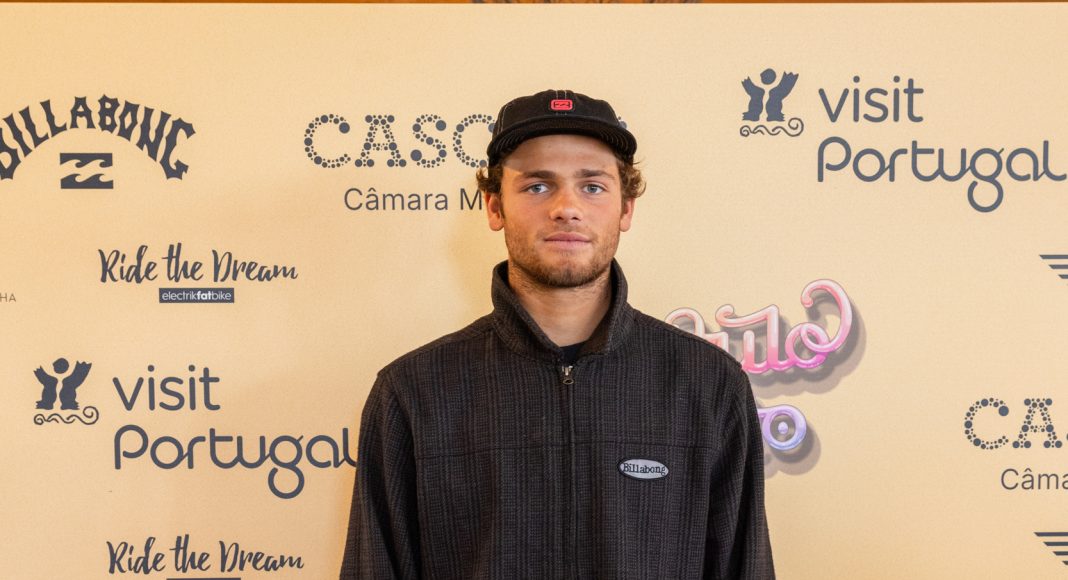 João Maria Mendonça, Coletiva de Imprensa, Capítulo Perfeito powered by Billabong, Carcavelos, Portugal. Foto: Divulgação.