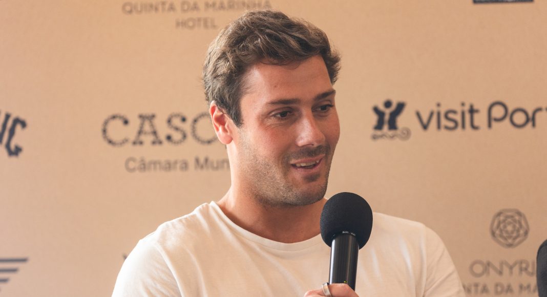 Pedro Boonman, Coletiva de Imprensa, Capítulo Perfeito powered by Billabong, Carcavelos, Portugal. Foto: Divulgação.