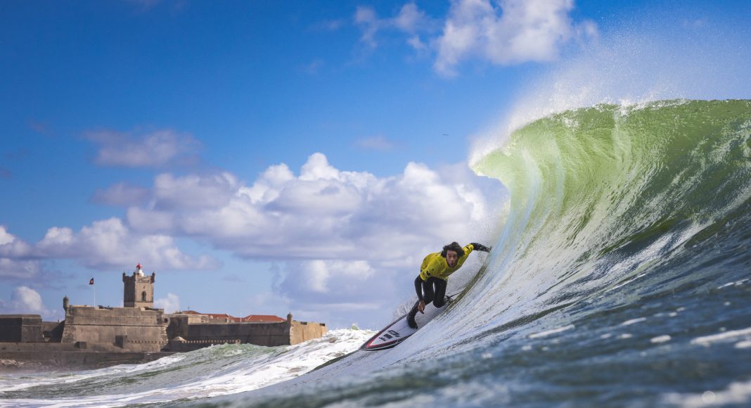 Craig Anderson, Capítulo Perfeito powered by Billabong, Praia de Carcavelos, Cascais, Portugal. Foto: Divulgação.