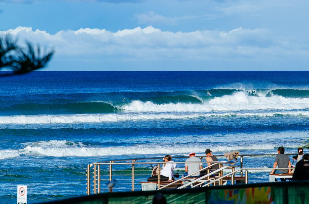 Direitas clássicas em Burleigh Heads.