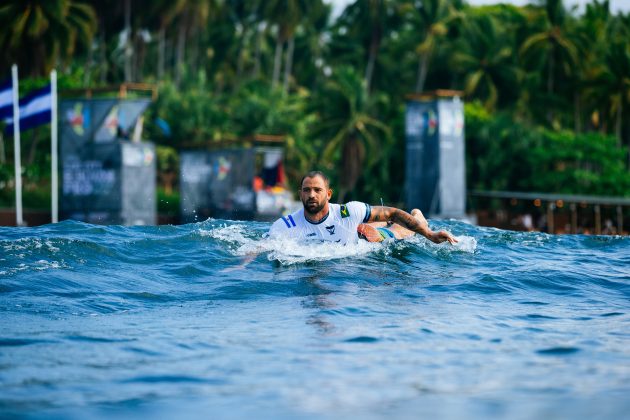 Alejo Muniz, El Salvador Pro 2025, Punta Roca, La Libertad. Foto: WSL / Aaron Hughes.