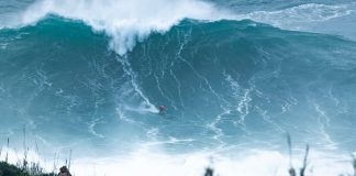 Temporada intensa em Nazaré