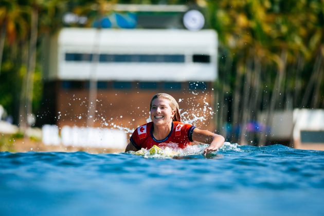 Erin Brooks, El Salvador Pro 2025, Punta Roca, La Libertad. Foto: WSL / Aaron Hughes.