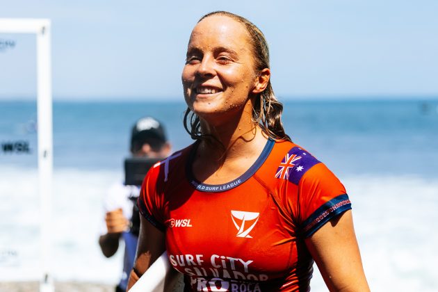 Isabella Nichols, El Salvador Pro 2025, Punta Roca, La Libertad. Foto: WSL / Emma Sharon.