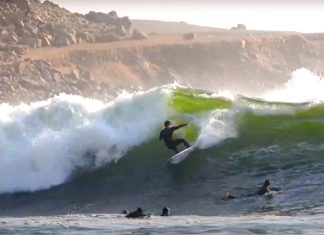 Swell de respeito em La Herradura