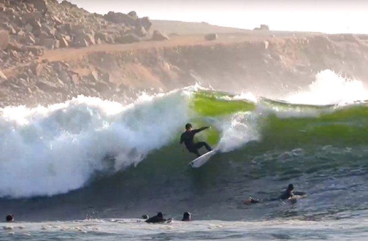 Swell de respeito em La Herradura