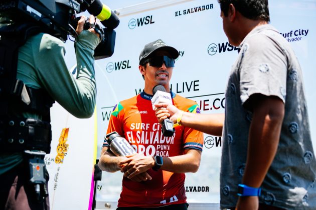 Miguel Pupo, El Salvador Pro 2025, Punta Roca, La Libertad. Foto: WSL / Aaron Hughes.