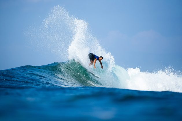 Ramzi Boukhiam, El Salvador Pro 2025, Punta Roca, La Libertad. Foto: WSL / Aaron Hughes.