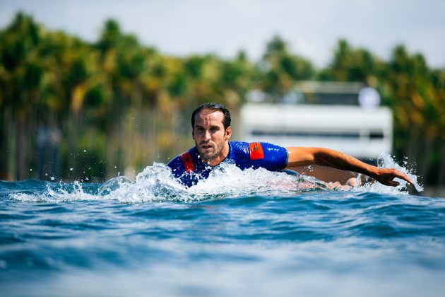 Ramzi Boukhiam, El Salvador Pro 2025, Punta Roca, La Libertad. Foto: WSL / Aaron Hughes.