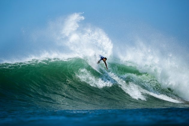 Ramzi Boukhiam, El Salvador Pro 2025, Punta Roca, La Libertad. Foto: WSL / Aaron Hughes.